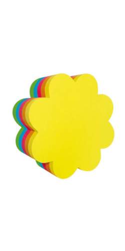 NOTA ADHESIVA CUBO NEON TREBOL 21357