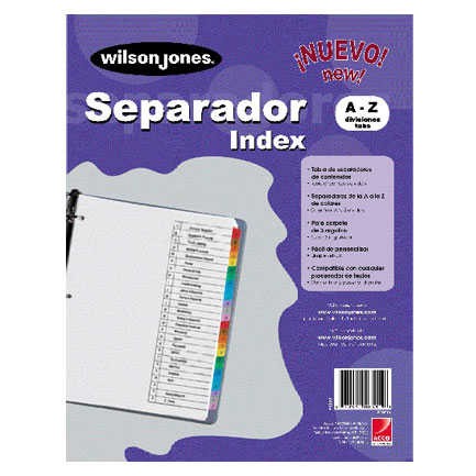 SEPARADOR ACCO A-Z P1367