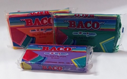 PLASTILINA BACO BARRA 180GRS 