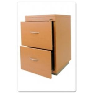 ARCHIVERO MADERA 2 GAVETAS