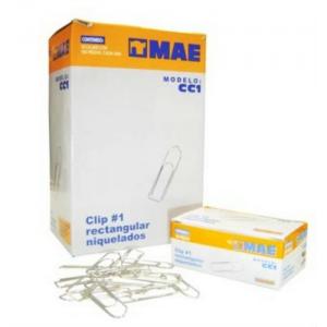 CLIP CUADRADO #1 MAE CC1 C/100