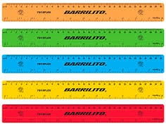REGLA PLASTICA FLEXIBLE  BARRILITO 