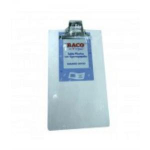 TABLA CON CLIP ACRILICA OFICIO BACO