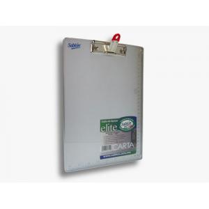 TABLA CON CLIP ALUMINIO CARTA SABLON*