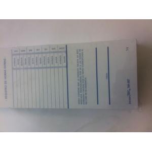 TARJETA CHECADOR SEMANAL T-5 JEC C/100