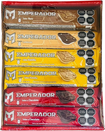 GALLETAS EMPERADOR SURTIDO 12/91GRS/1,092K