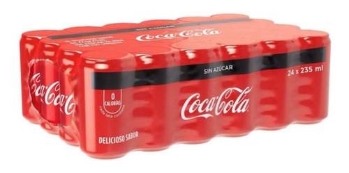 Coca-Cola Mini sin Azúcar de 235 ml 