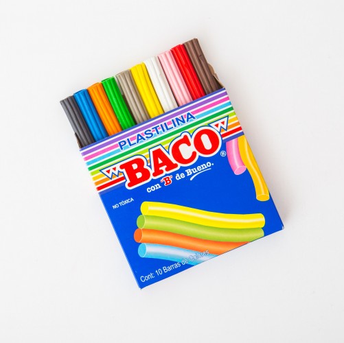 PLASTILINA BACO C 10 BARRITAS