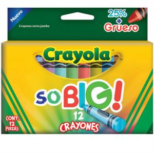 CRAYOLA GRUESA C/12 CRAYOLA
