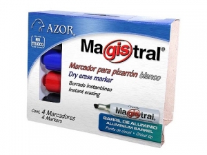 MARCADOR PINTARRON AZOR JGO 8354 MAGISTRAL