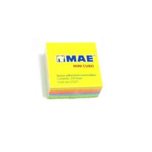 NOTA ADHESIBA CUBO MINI 2X2 NEON MAE