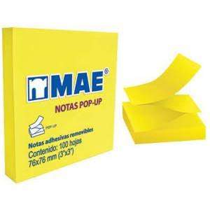 NOTA ADHESIVA MAE 26165 POP UP AMARILLO