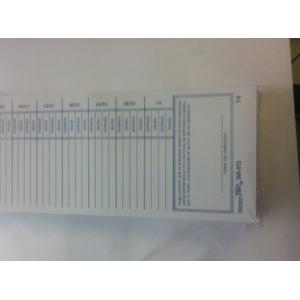 TARJETA CHECADOR QUINCENAL T-6 JEC C/100