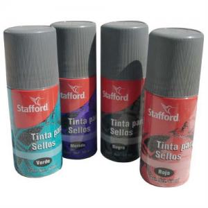 TINTA SELLO STAFFORD CON CANICA VARIOS COLORES